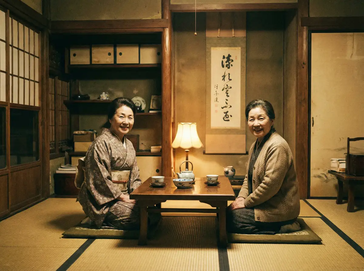 两位优雅的 少女视频_少女视频官方平台|今日热点少女视频影视分享平台 在日式茶室中品茶交谈